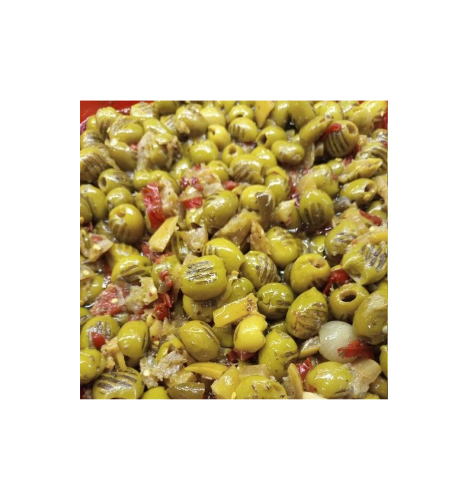 grilled chilly green olive 200g