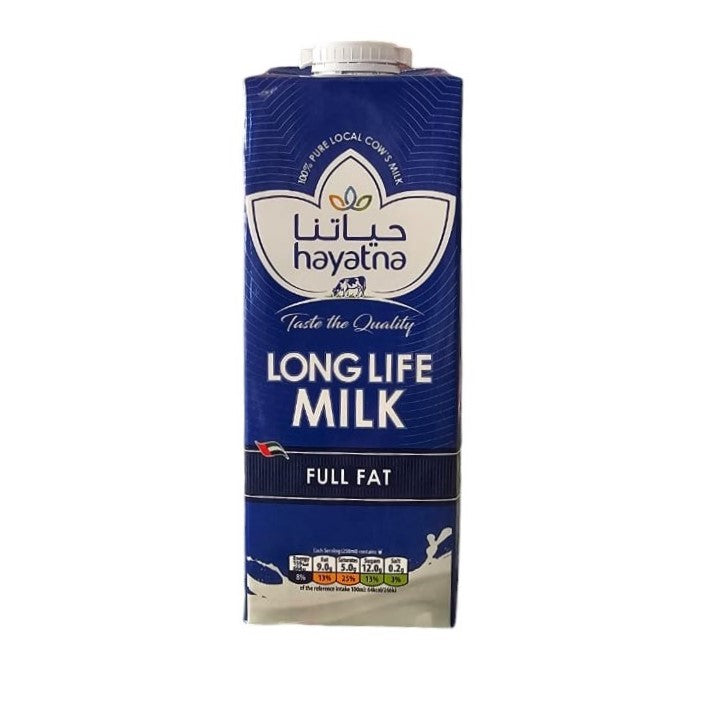 Hayatna full fat milk 1 L