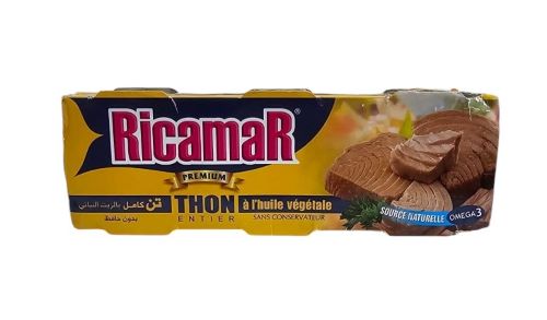 Tuna Ricamar 65gx3 Huile